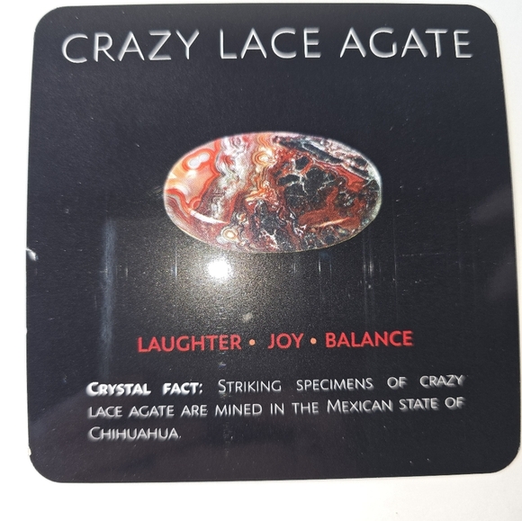 8mm Crazy Lace Agate Bracelet - Picture 3 of 8